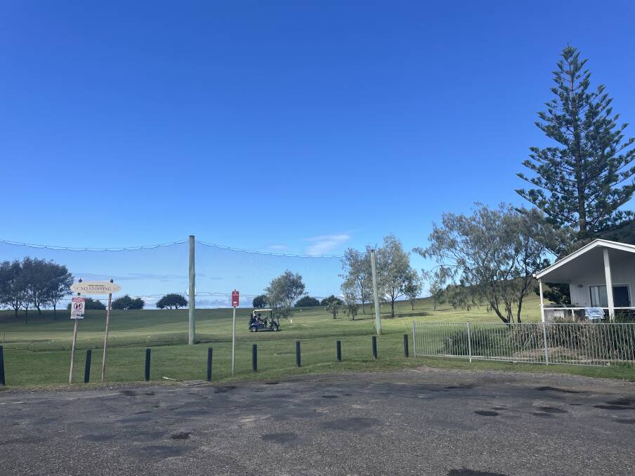 The popular point in Crescent Head where a 6-hole golf course inhabits the headland, and where a potential link road is being investigated by council. Picture by Ellie Chamberlain