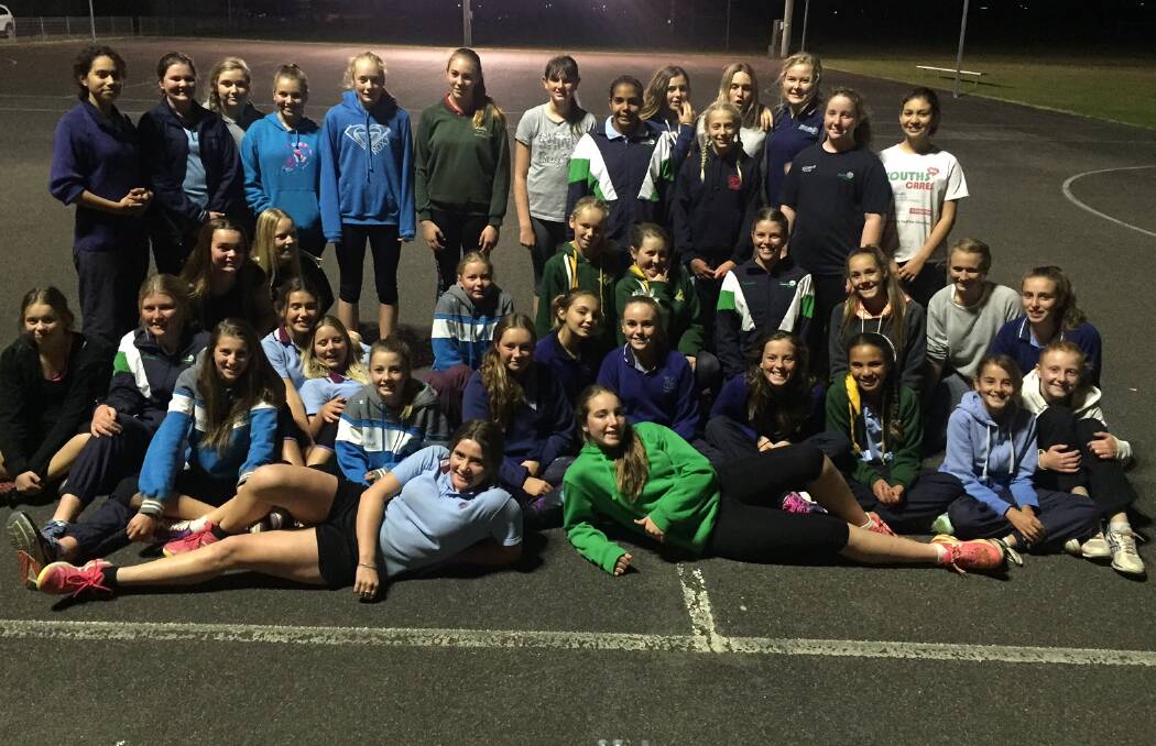 Members of the Macleay Netball Association representative age group teams have been training hard for the State Age Championships this weekend