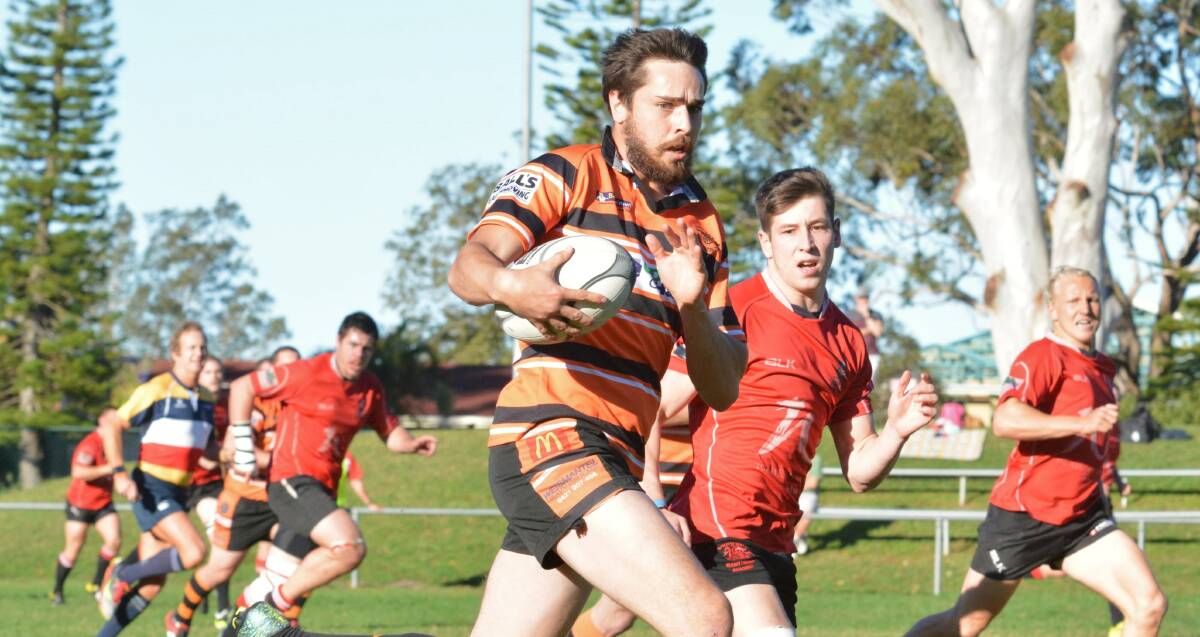 Cannonballs fullback Corey Gale was too good for the Port Pirates defence on Saturday. The Cannonballs won first grade 20-15. The Pirates won reserve grade 20 points to 12.