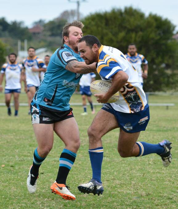 Crunch time: Dennis Ritchie and the Macleay Valley Mustangs face a vital game against the Port Breakers at Verge St on Sunday. The Mustangs have to win most of their remaing games to be a chance of making the finals
