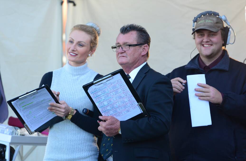 Sky Racing is obviously a happy place to work Priscilla Schmidt, Gary Kliese and long suffering crew