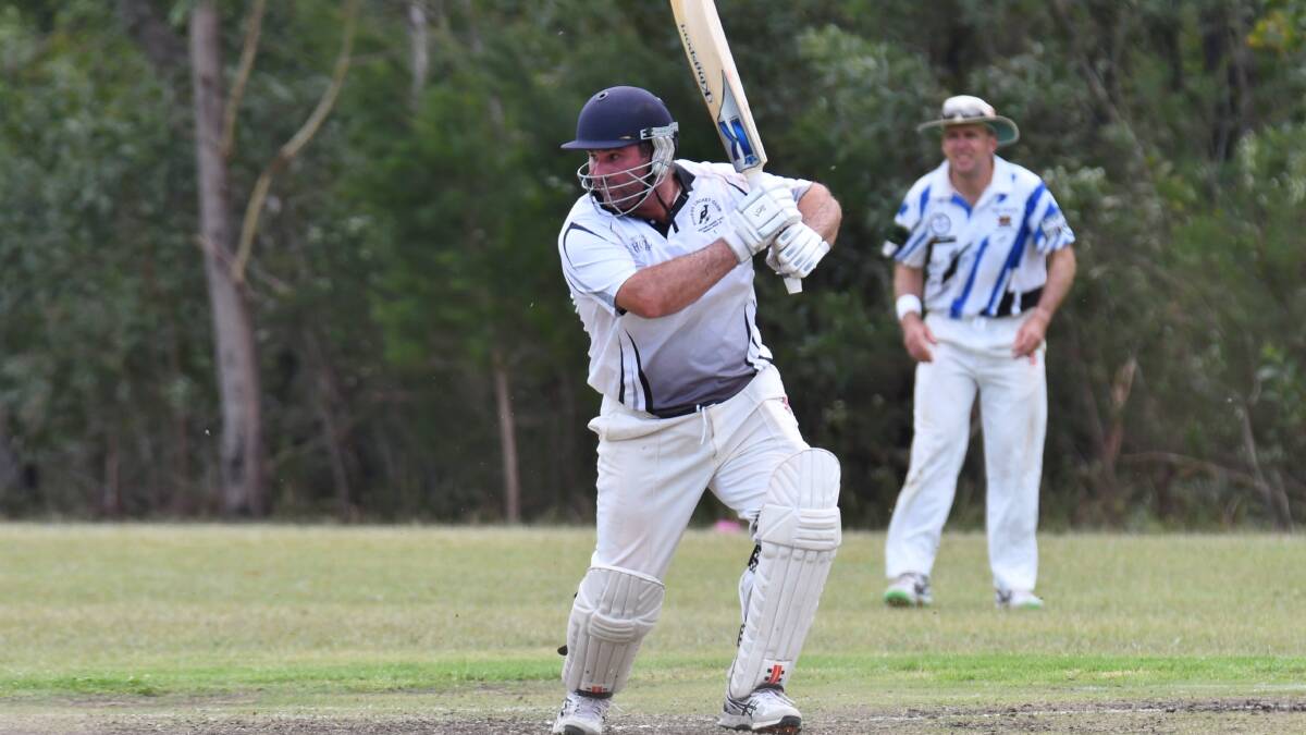 CAPTAIN'S KNOCK: Rovers' skipper Danny Powick was instrumental, reaching 130 in an innings of true substance and character. Photo: Penny Tamblyn.