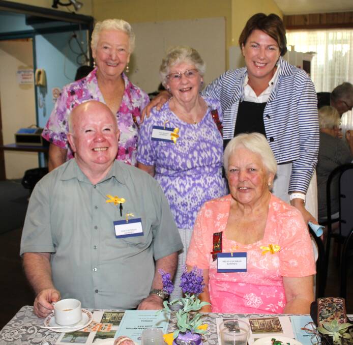 Oxley MP Melinda Pavey with Kempsey UHA volunteers Tom and Helen Counihan, president Aileen Lewthwaite and Pat Major.