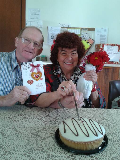 Fay and Lloyd O'Dell celebrated their 40th wedding anniversary