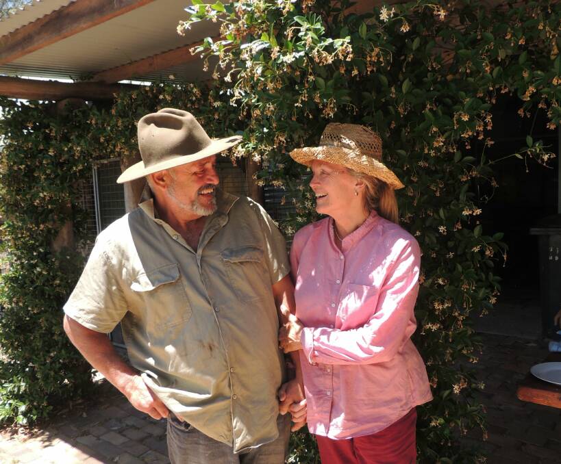 BOLD VISION: Local certified organic garlic farmers Marcus Skipper and Sally Ayre-Smith say "growing the best quality food for now and the future and making a good income from this sort of farming is something to be proud of."