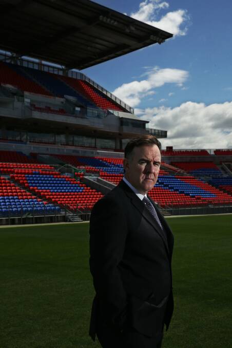 Newcastle Jets chief executive Lawrie McKinna believes Port Macquarie can host an FFA Cup match. Photo: Jonathan Carroll.