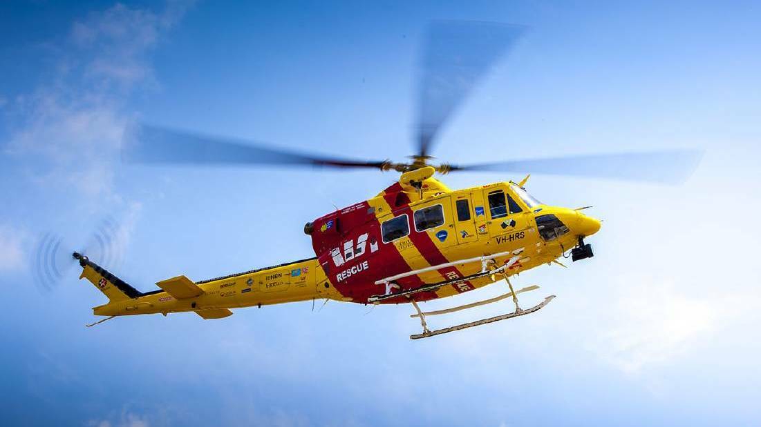 Man airlifted after 10 metre fall at Arakoon