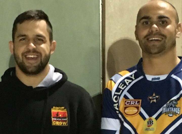 Experience: Fullback Beau Russell-Docherty and centre Paul Ritchie will help lead the young Mustangs reserve grade side around. The Mustangs need to win three games in a row to reach the grand final. 