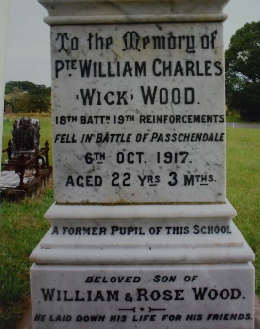 Woods' Euroka memorial.