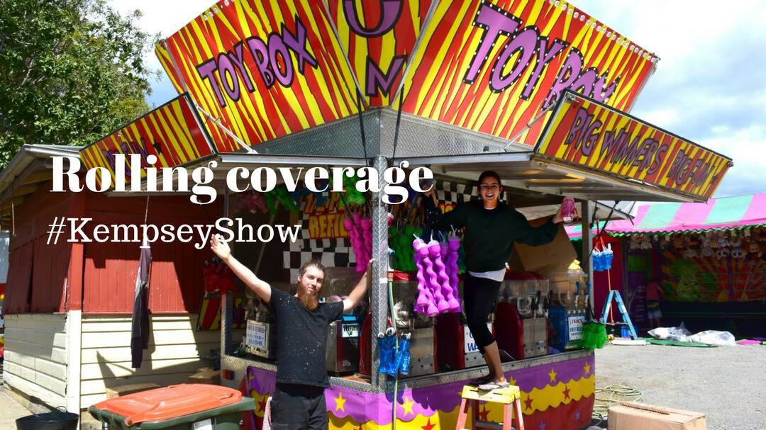 Rolling coverage from the Kempsey Show