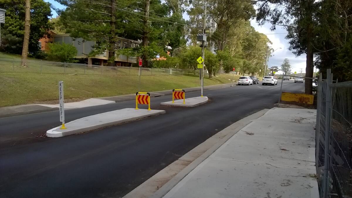 UPDATE: Council recently completed the installation of a new pedestrian crossing refuge in South West Rocks.