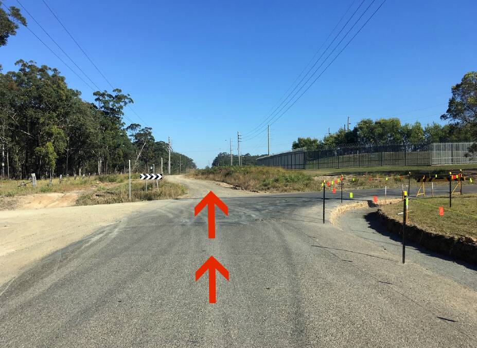 The new road will replace the current gravel track