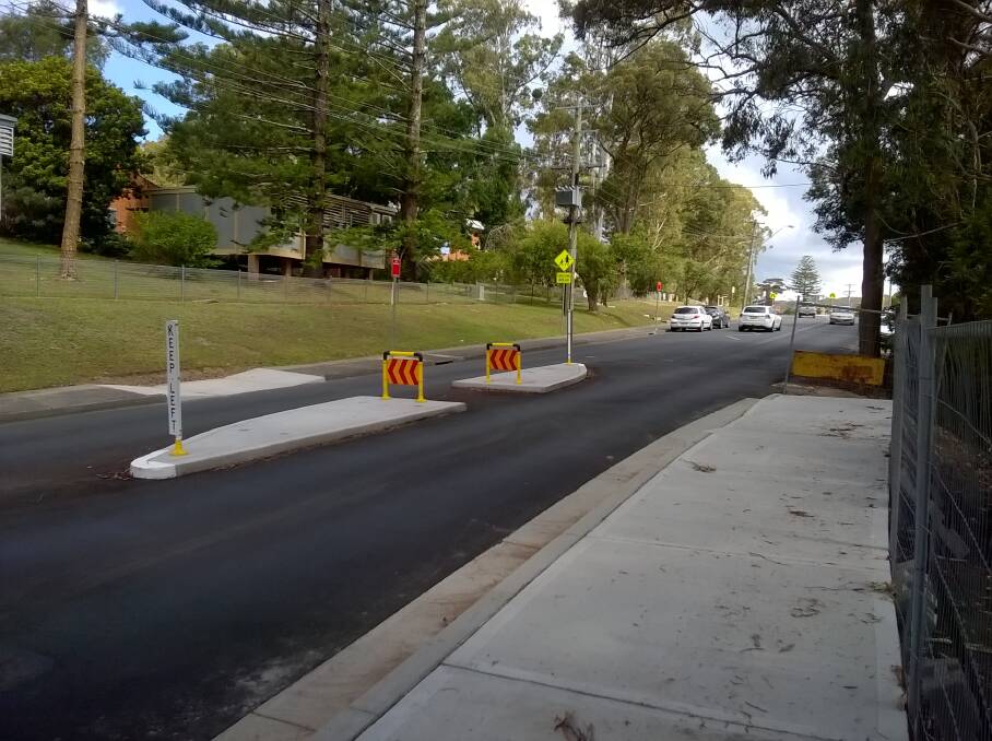 Council recently completed the installation of a new pedestrian crossing refuge in Gregory Street near Gordon Young Drive.