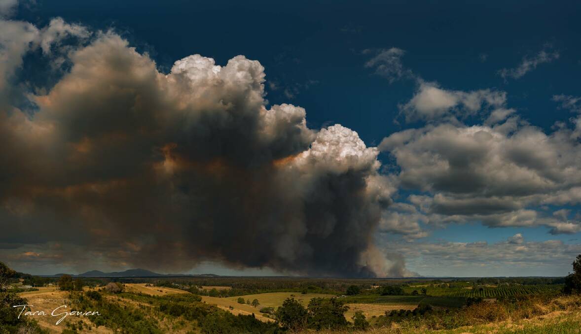 The Clybucca fire is being controlled but will double in size over the coming days.