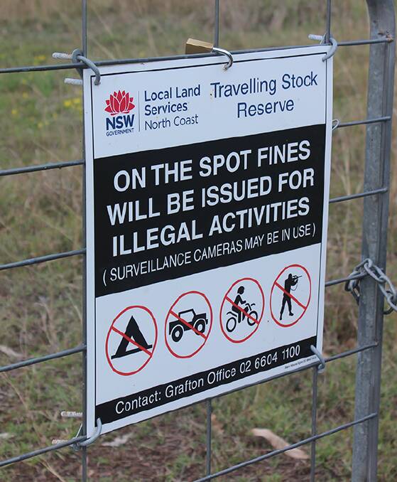 The community is encouraged to report illegal activity on travelling stock reserves on the North Coast. 