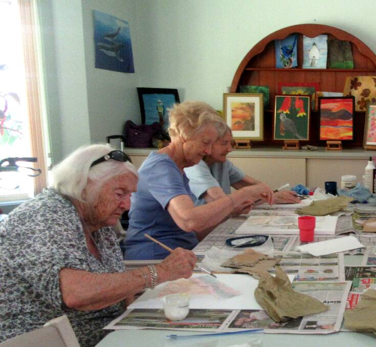 Wednesday, March 1:  Mid North Coast Creative Ageing Festival with Riverside Art Classes at the Stringer Gallery, Nambucca Heads.