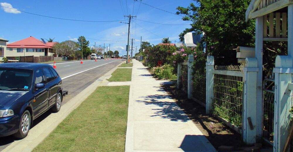 New kerb and guttering has been installed on both sides of the road as part of the upgrade of Macleay Valley Way. 