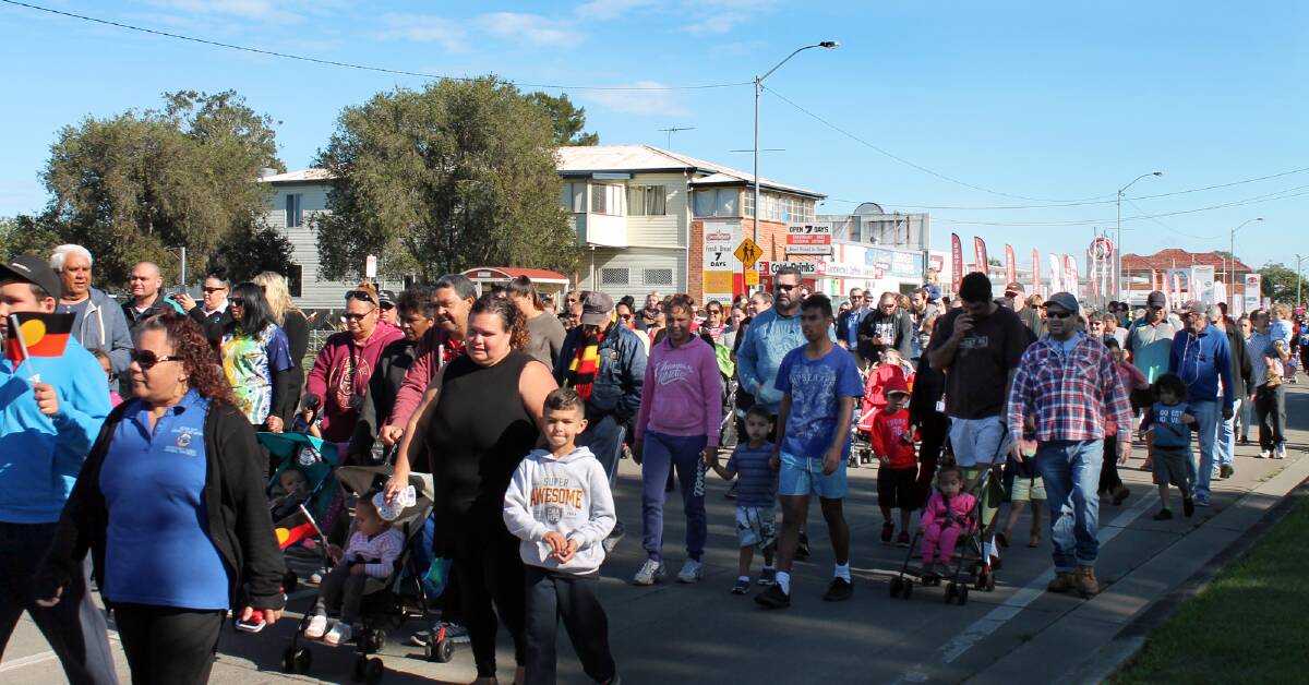 NAIDOC Week march down Belgrave St on Monday, July 3.