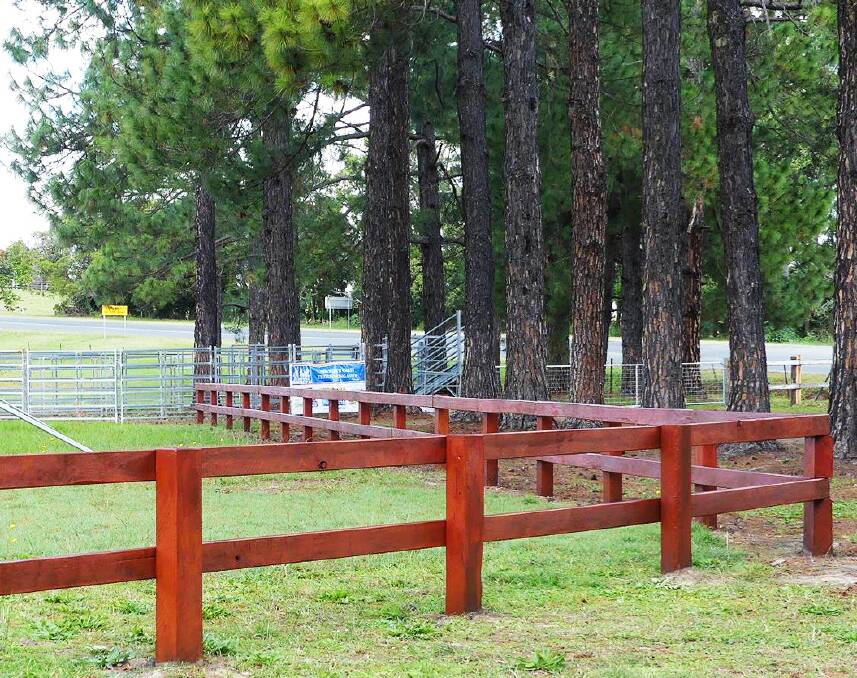 The reserve committee gathered enough funds for one complete section of brand new fencing, installed by the Corrective Services team.