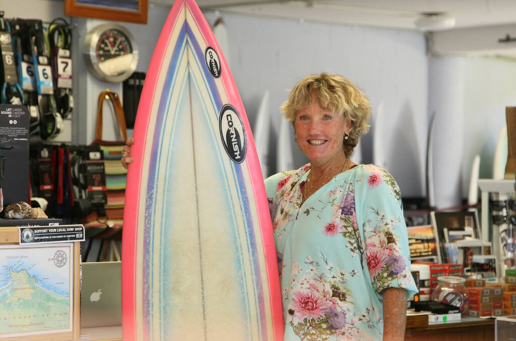Crescent Head Surf Co received a Digital Marketing Scholarship. Pictured is owner Kathy Cornish. 