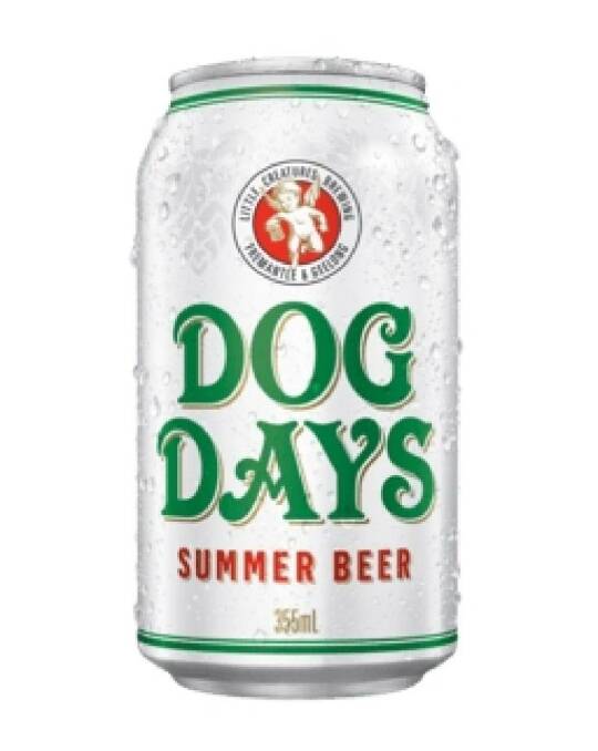 Little Creatures Dog Days Summer Ale, 4.4% ABV Photo: Supplied