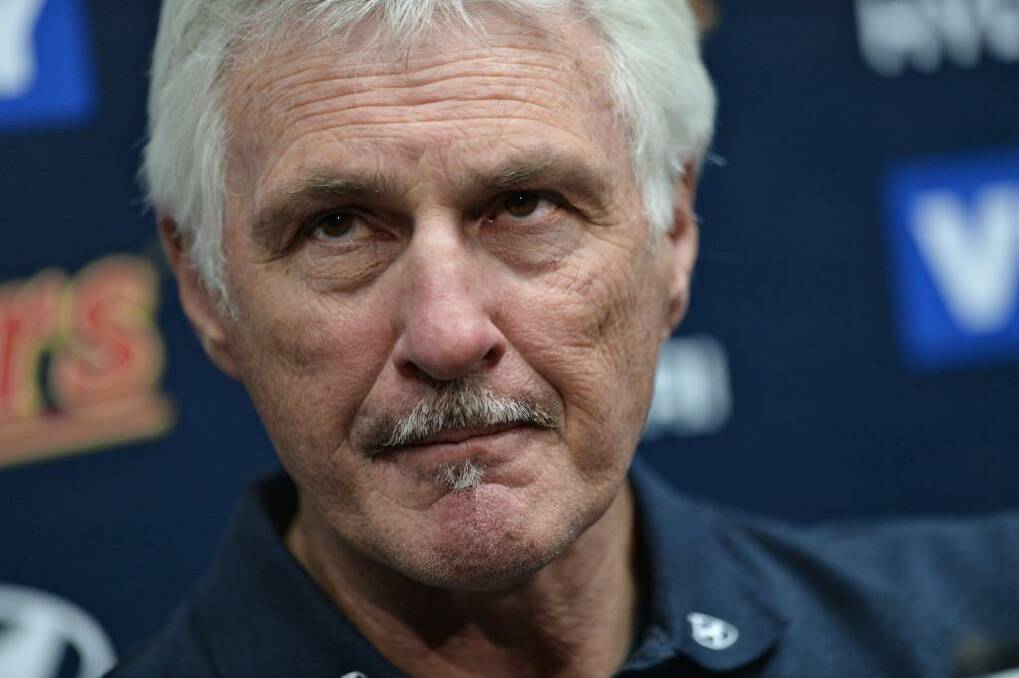 Mick Malthouse Malthouse has suggested the AFL’s player movement system is against the law. Photo: Justin McManus.