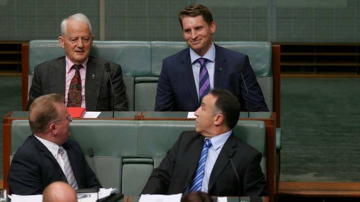 Member for Canning, Andrew Hastie, (top right) is one of the MPs with the most common name in Parliament. Photo: Alex Ellinghausen