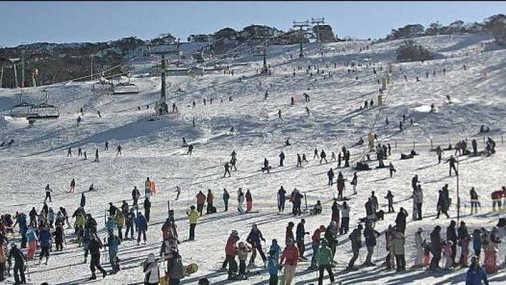 Front Valley at Perisher has received a welcome dusting. Photo: Perisher.com.au