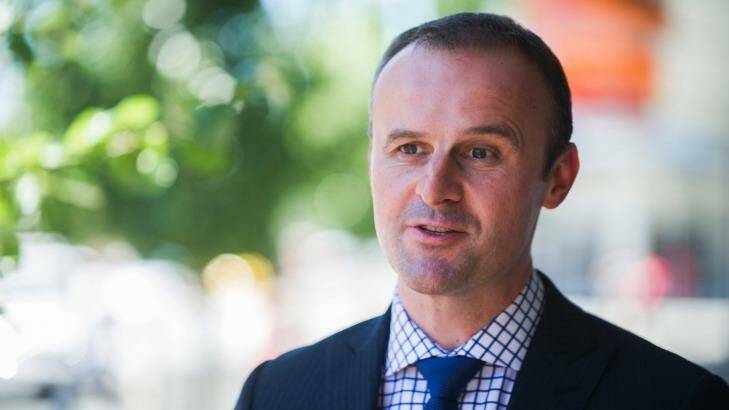 Chief Minister Andrew Barr is concerned about the increasing cost of concessions in ACT. Photo: Rohan Thomson