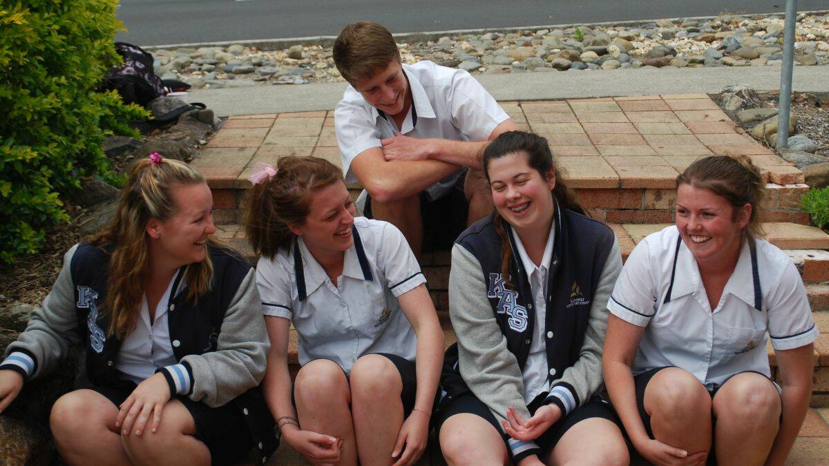 KAS students looking forward to HSC exams and beyond.