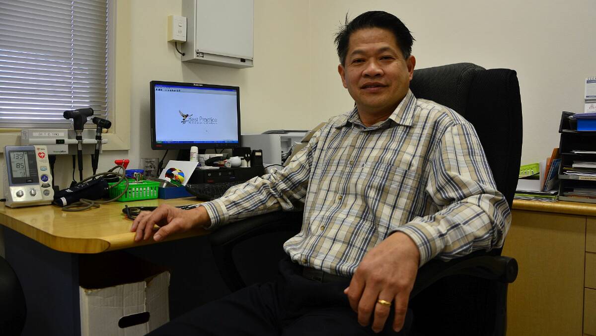 Sad to be going: Dr Tiong Ting’s Kempsey medical practice comes to an end today