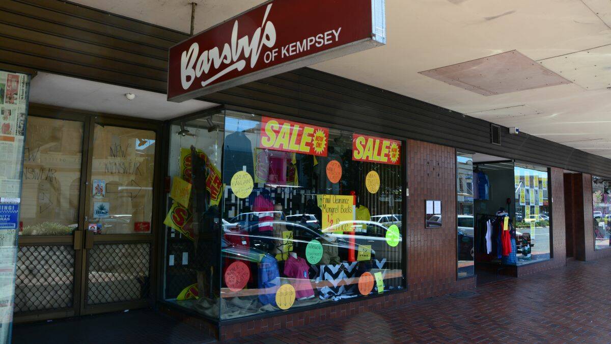Trading down: many people have expressed their sadness at the imminent closure of Barsby’s department store
