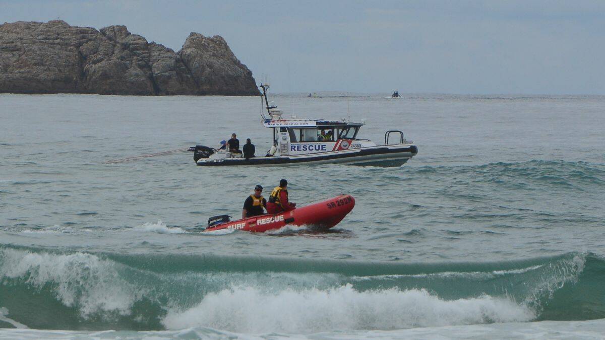 The search for the missing swimmer entered its third day on Thursday.