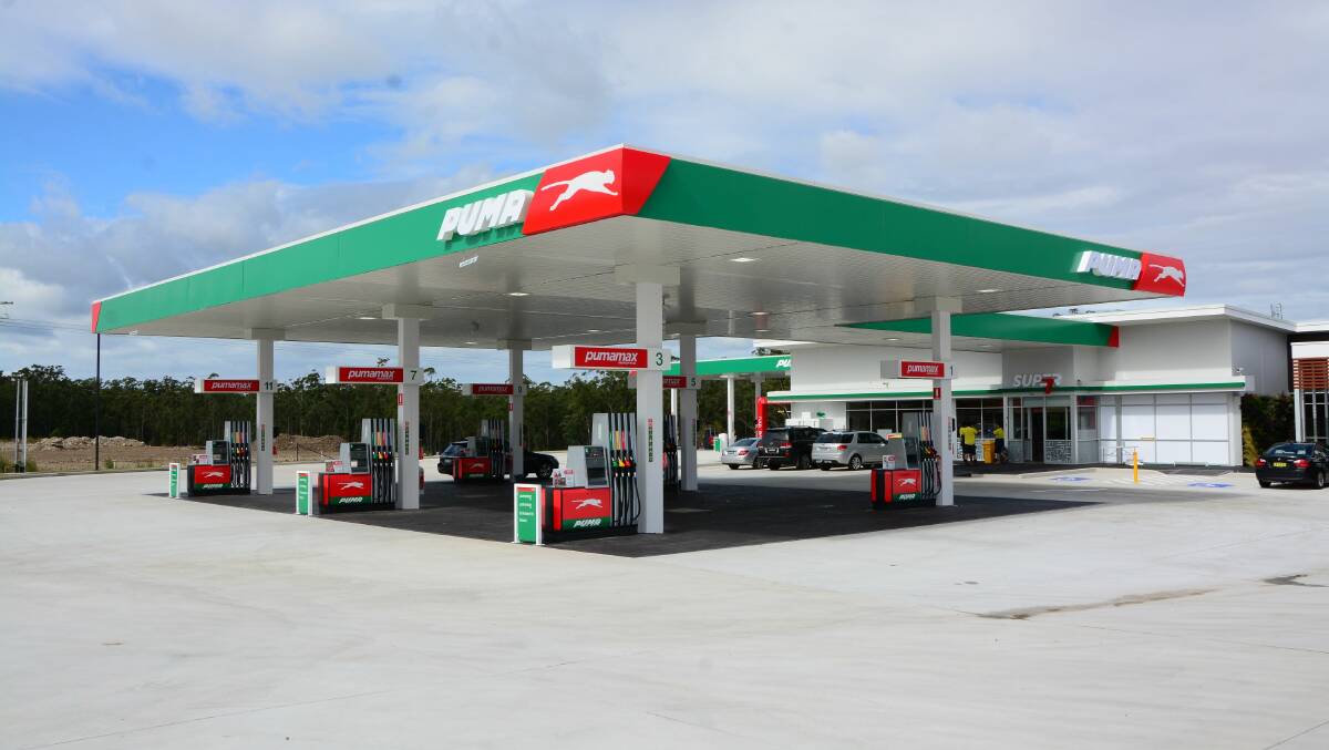 The Puma petrol outlet at the service centre is the companies first in NSW
