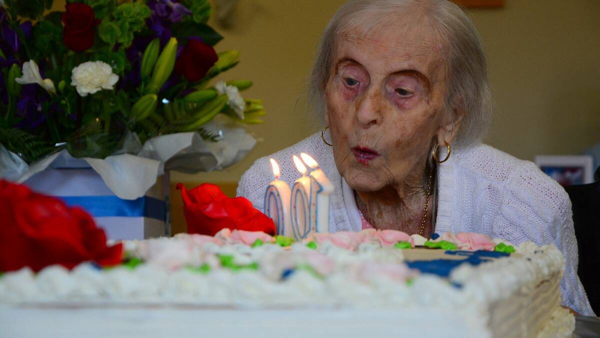 Century: Rose MacKinnon turned 100 last week