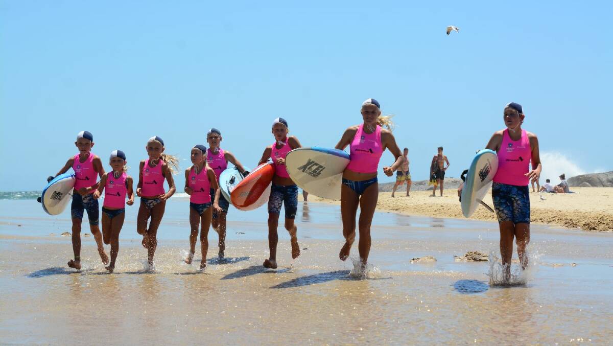 Good luck: Many South West Rocks Nippers will be competing for the first time tomorrow.  Photo: Todd Connaughton 