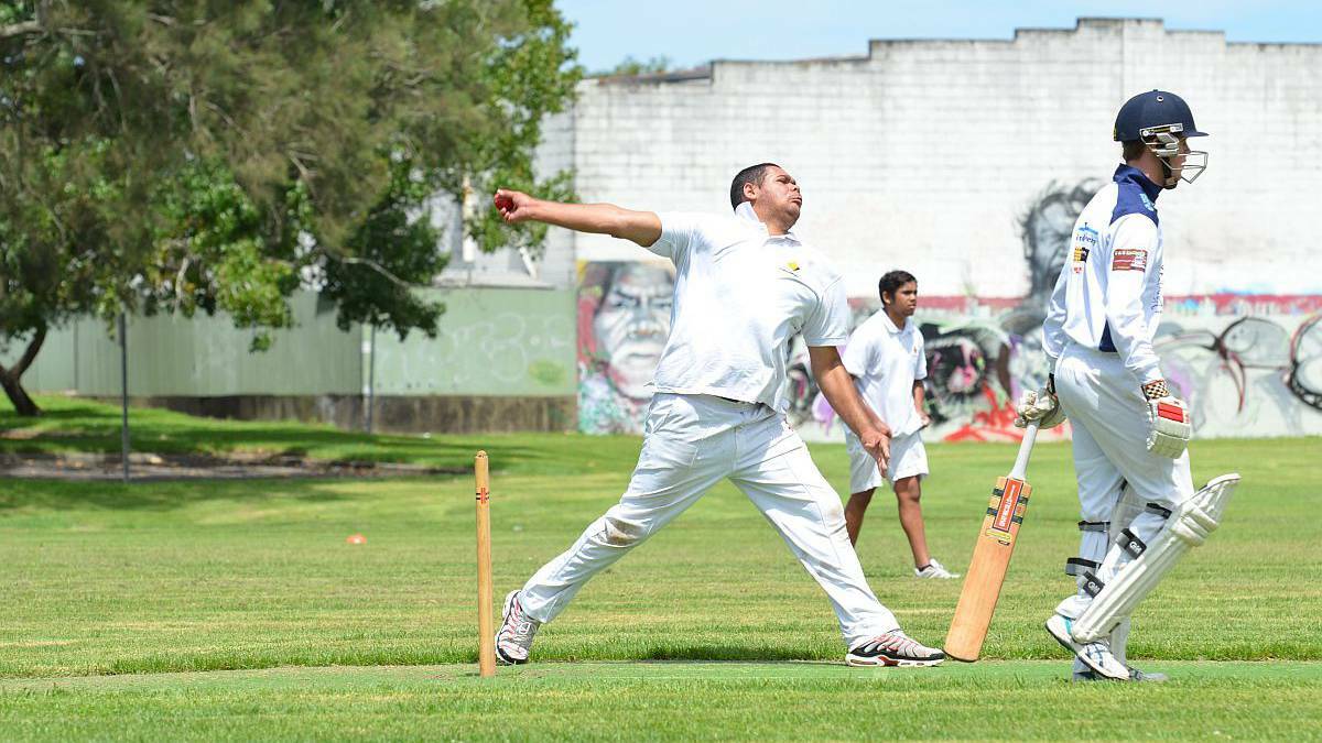 Cricket season starts: The Macleay Valley cricket season begins tomorrow. Pictured: All Blacks bowler Scott Ritchie sends the ball down the pitch in a match against Nulla in the 2014/15 season. Photo: Penny Tamblyn 