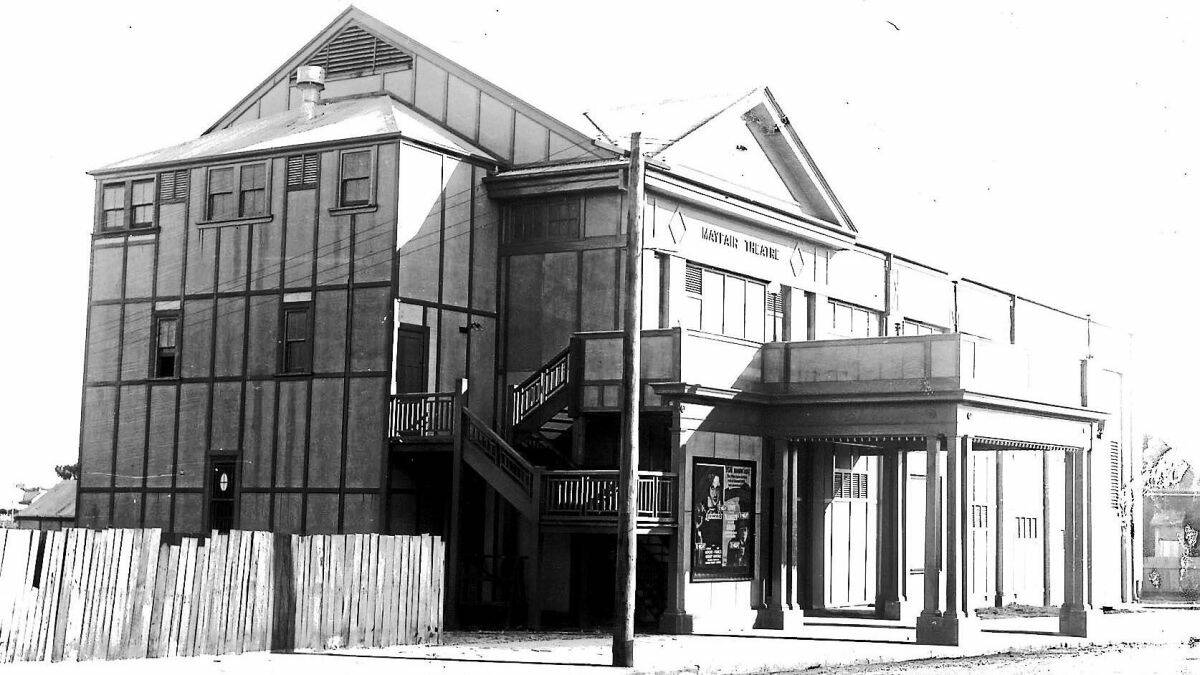 Black and white: the old Mayfair cinema in Kempsey was a popular destination before it closed decades ago