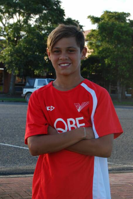 Academy selection: Young Kempsey player Shane Davis has been selected for the Sydney Swans Academy.
