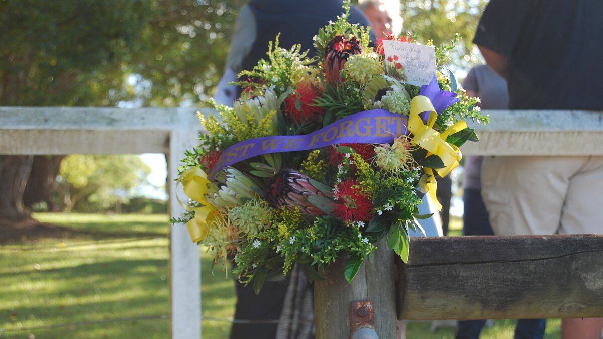 Photos from the Frederickton 9am Anzac Day service on Saturday.