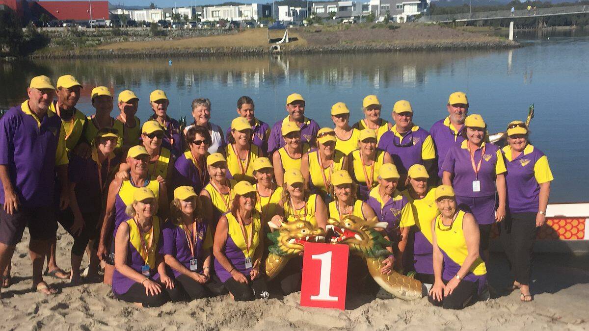 Unbeatable: The River Rats took home five gold, a silver and a bronze medal at the Pan Pacific Masters Games