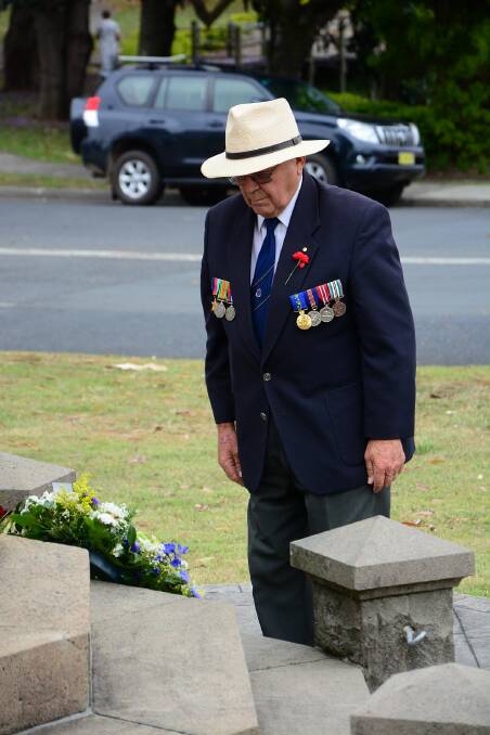 Scenes from Remembrance Day services from around the Macleay