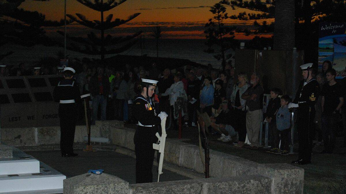 Pictures from the South West Rocks dawn service which featured a guest speaker as well the unveiling of a new remembrance path.
