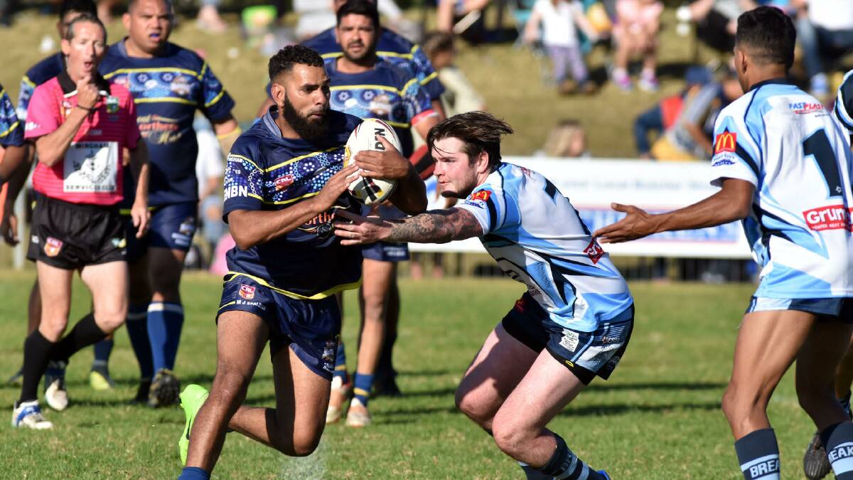 Second chance: The Mustangs will have another shot at reaching the Group Three Rugby League grand final when they host the Taree City Bulls on Sunday. Photo: Ivan Sajko.