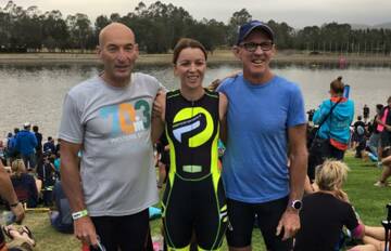 Body and mind power: Four Macleay Valley athletes completed a 1.9km swim, 90km bike ride and 20.1km run at the Ironman 70.3 in Western Sydney.