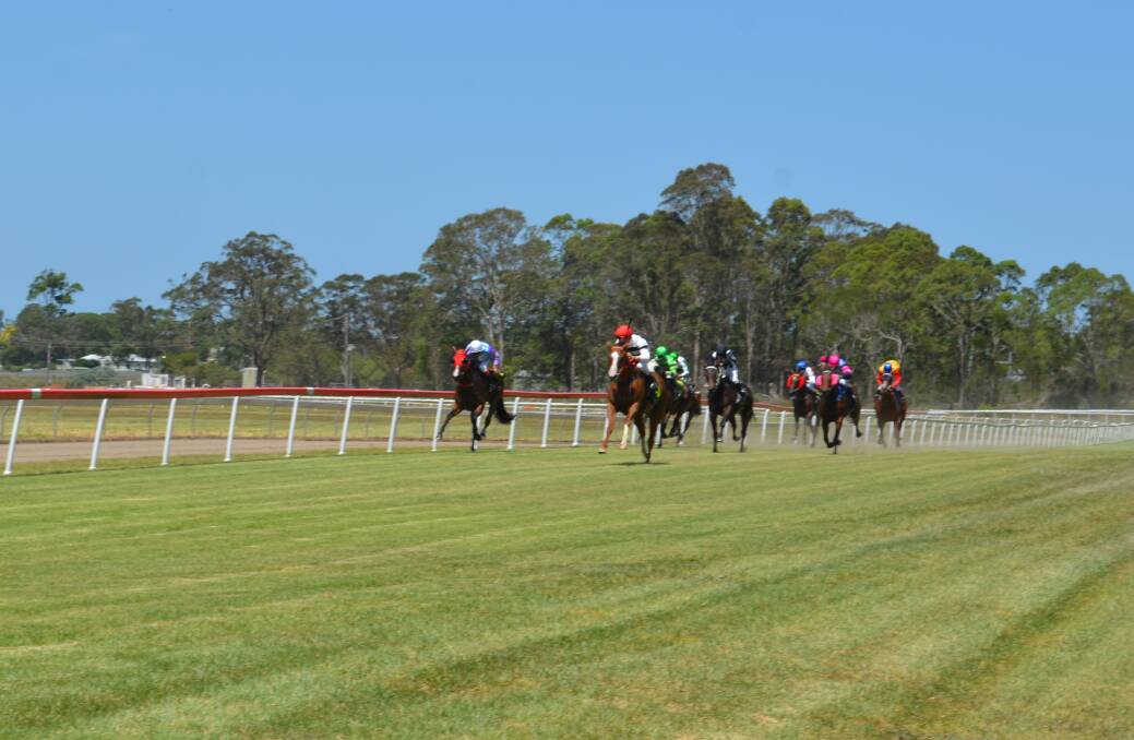 It was a tight tussle between Kempsey horse trainer Barry Ratcliff's Pomme Petite and Ruling Queen in race 2.