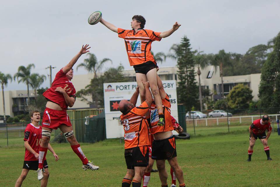Leap: The Cannonballs suffered another narrow loss in reserve grade. Photo: Ella McMillan.