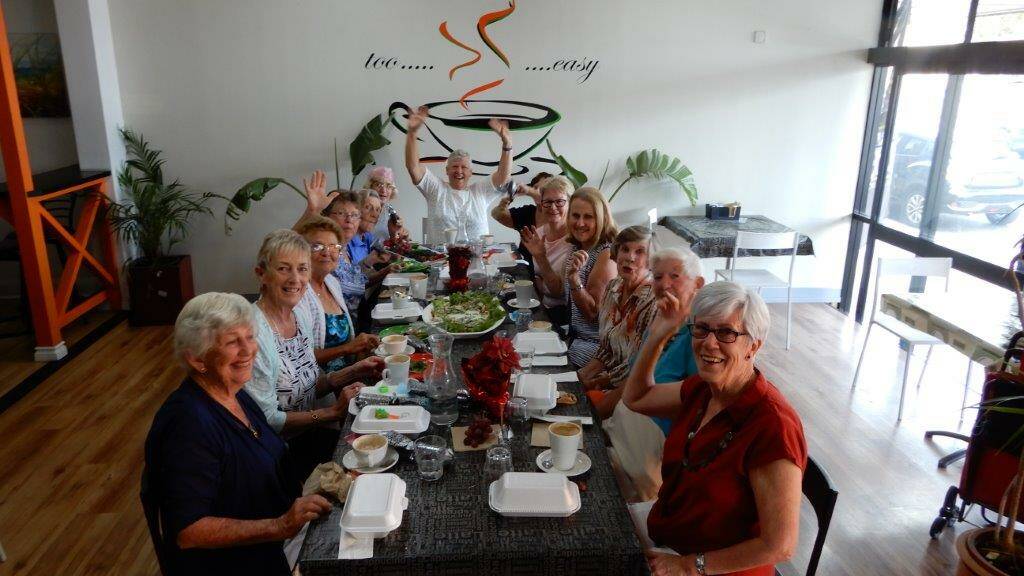 Celebrations: The Frederickton Golf Club's ladies were all smiles at their latest social gathering. Photo: Supplied.