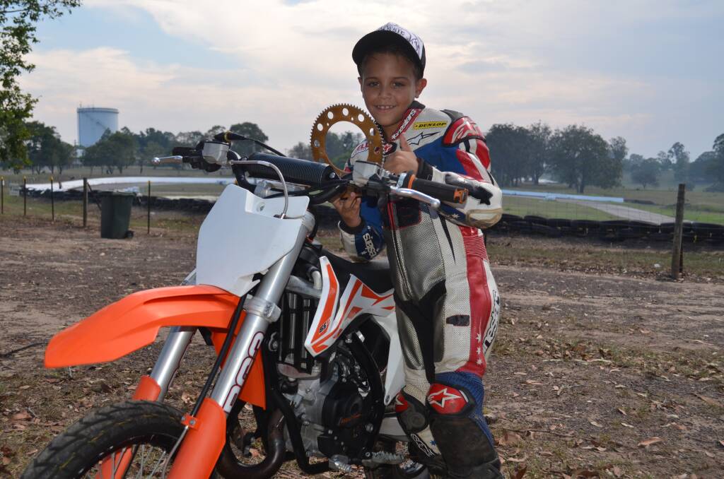 Champion: Jayden Holder claimed first place in two events at the Casey Stoner Cup on the weekend. Photo: Callum McGregor.
