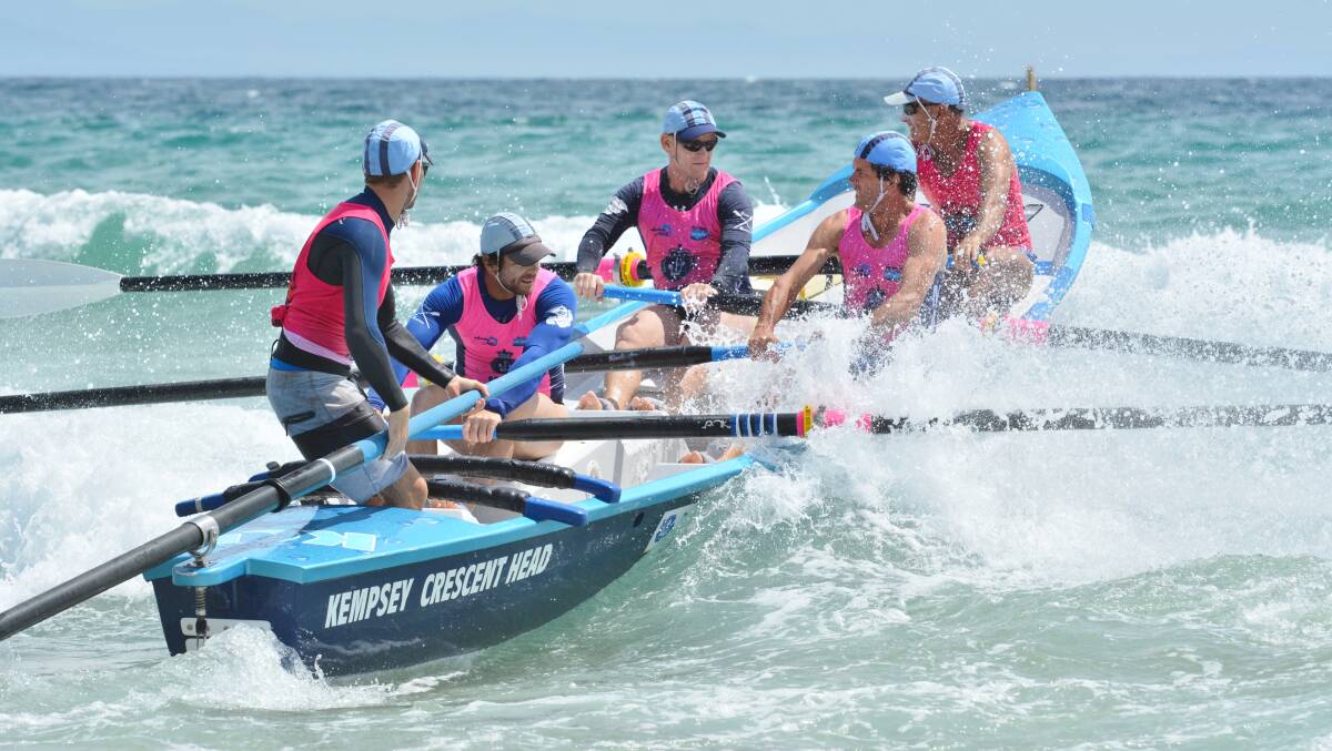 Competing: The Kempsey-Crescent Head Surf Boats Club will send four crews to the Battle of the Boats this weekend. Photo: Penny Tamblyn.
